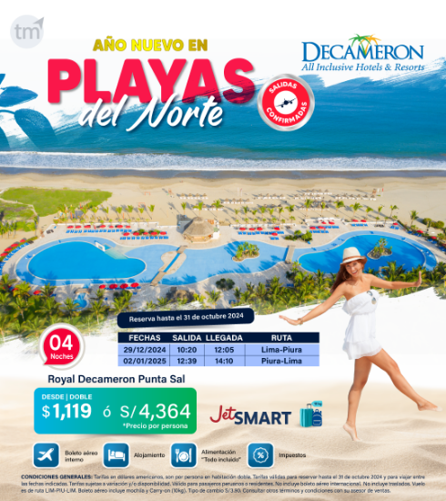 Imagen de Año Nuevo en Royal Decameron Punta Sal