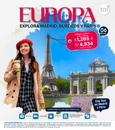 Imagen de Madrid y París 