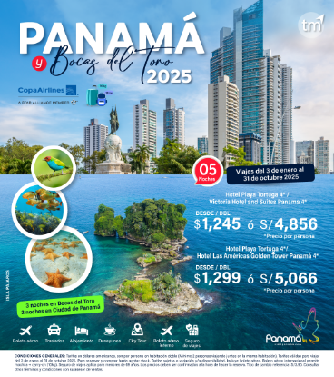 Imagen de Panamá y Bocas del Toro