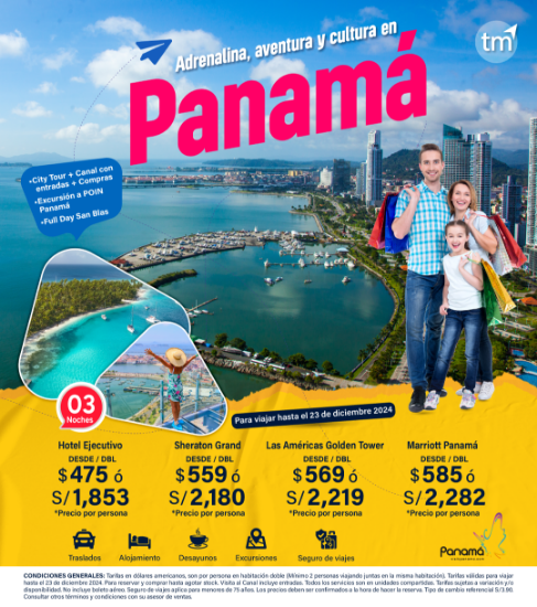 Imagen de Panamá Poin + City + San Blas
