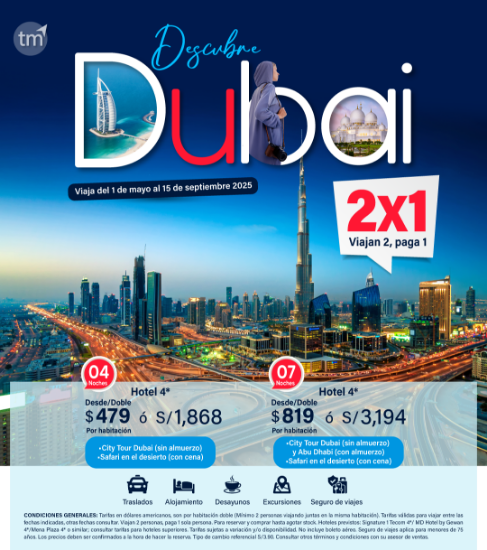 Imagen de Dubai 2x1