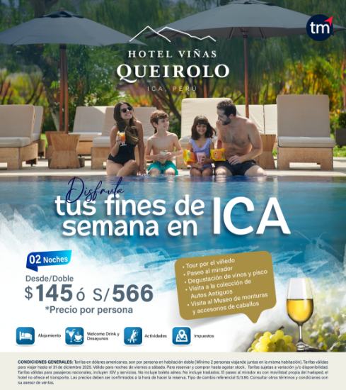 Imagen de Hotel Viñas Queirolo fin de semana