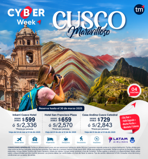 Imagen de Cyber Week Cusco Maravilloso