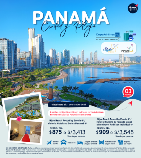 Imagen de Panamá ciudad y playa