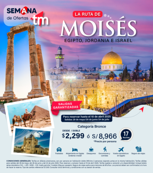 Imagen de Semana de Ofertas Rutas de Moisés