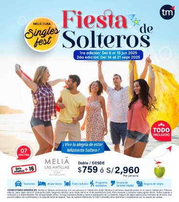 Imagen de Fiesta de Solteros en Varadero