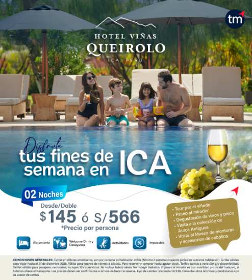 Imagen de Hotel Viñas Queirolo fin de semana