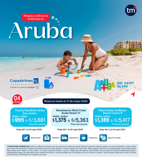 Imagen de Aruba con Copa