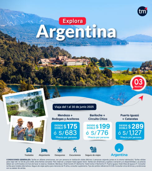 Imagen de Argentina por destino