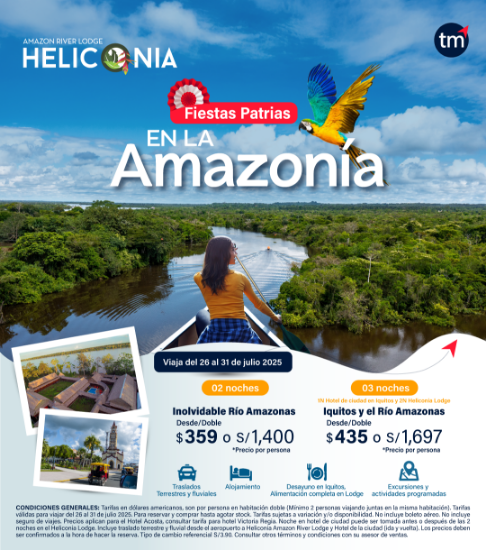 Imagen de Fiestas Patrias en el Amazonas con Heliconia 