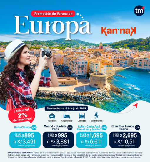 Imagen de Verano Kannak Europa