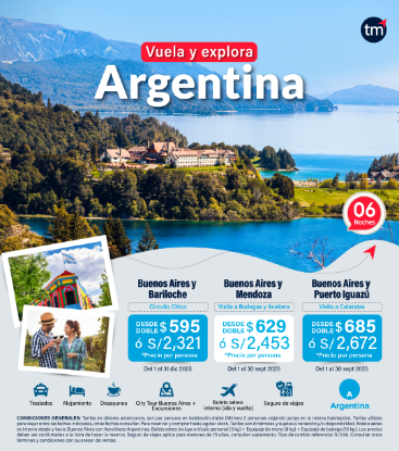Imagen de Argentina por destino