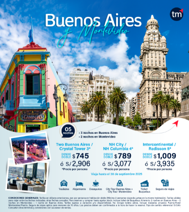 Imagen de Buenos Aires y Montevideo