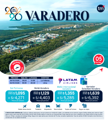 Imagen de Año Nuevo en Varadero 