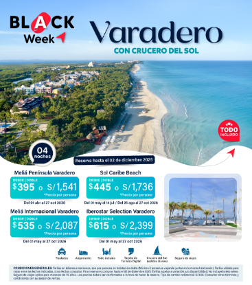 Imagen de Varadero con Crucero - Black Week