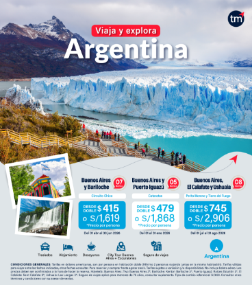 Imagen de Argentina por destino