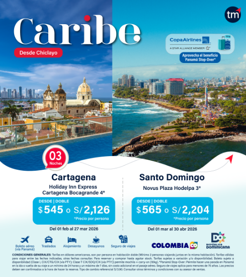Imagen de Caribe con Copa desde Chiclayo 