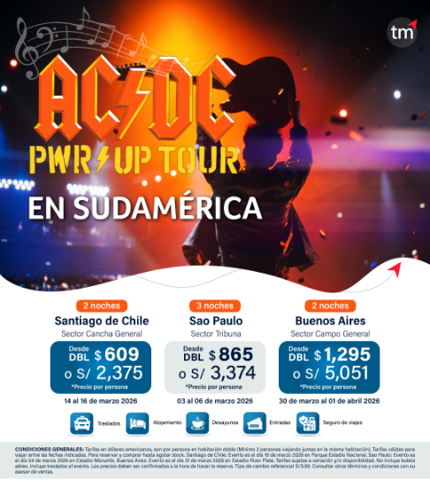 Imagen de AC/DC en Sudamérica