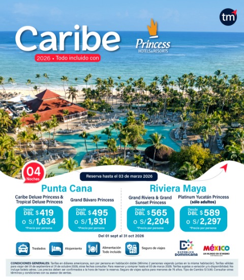 Imagen de Princess Caribe 2026