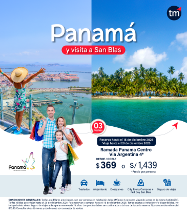 Imagen de Panamá con San Blas 