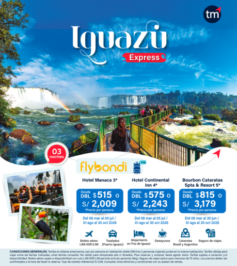 Imagen de Iguazú - Boleto aéreo