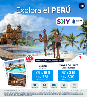 Imagen de Explora el Perú con Sky