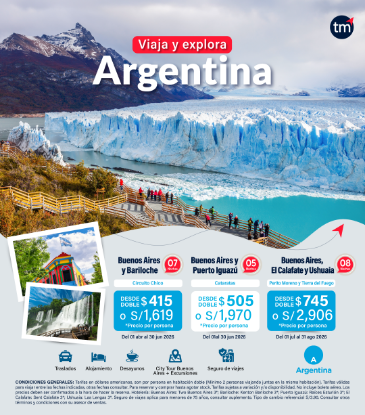 Imagen de Argentina por destino