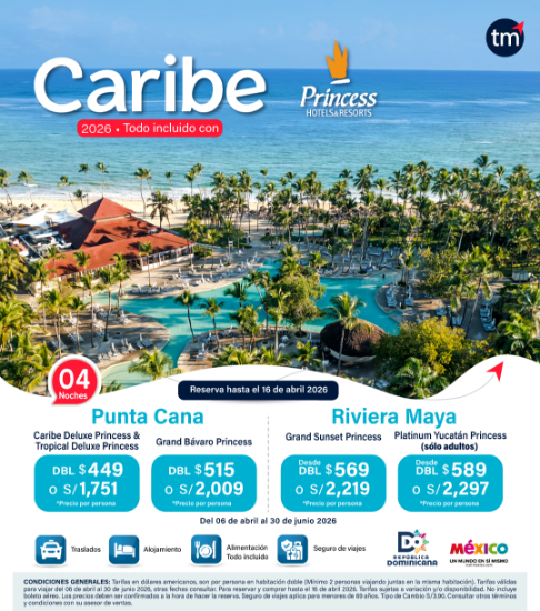 Imagen de Princess Caribe 2026