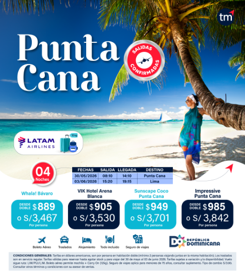 Imagen de Salidas Confirmadas Punta Cana