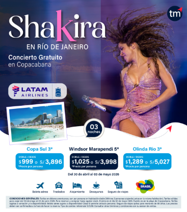 Imagen de Shakira en Río
