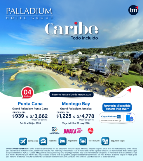 Imagen de Palladium Caribe con Copa