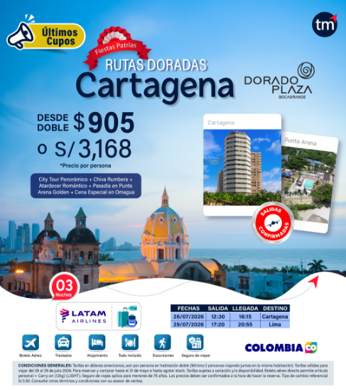 Imagen de Fiestas Patrias Cartagena Rutas Doradas