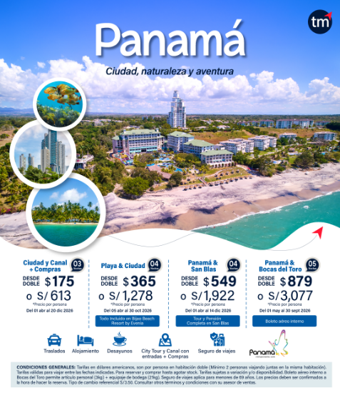 Imagen de Panamá - ciudad, naturaleza y aventura