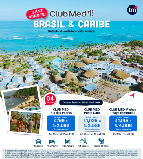 Imagen de Clu Med Brasil - Caribe - Last Minute