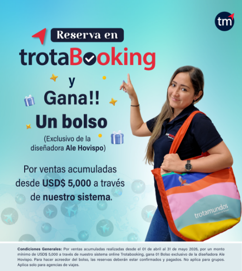 Imagen de Campaña Trotabooking          
