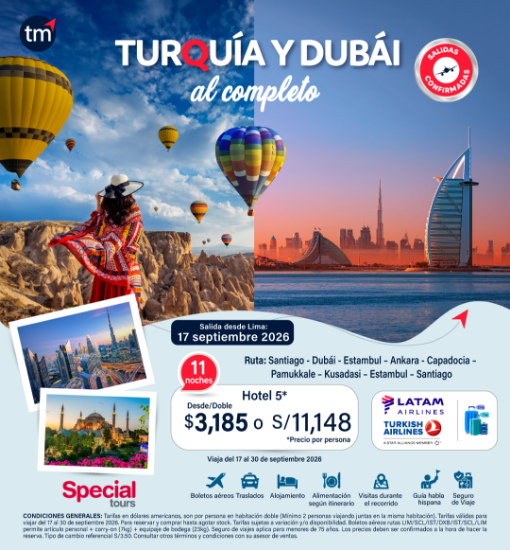 Imagen de Turquía y Dubái