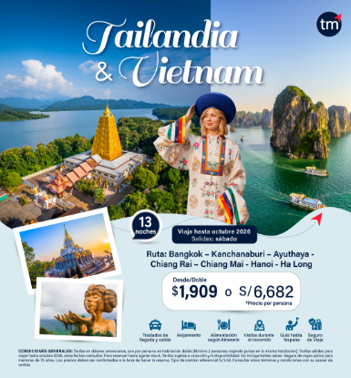 Imagen de Tailandia y Vietnam