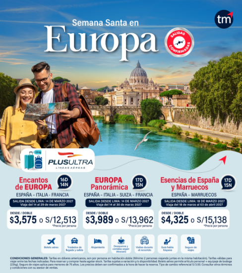 Imagen de Europa Semana Santa - Salidas Confirmadas