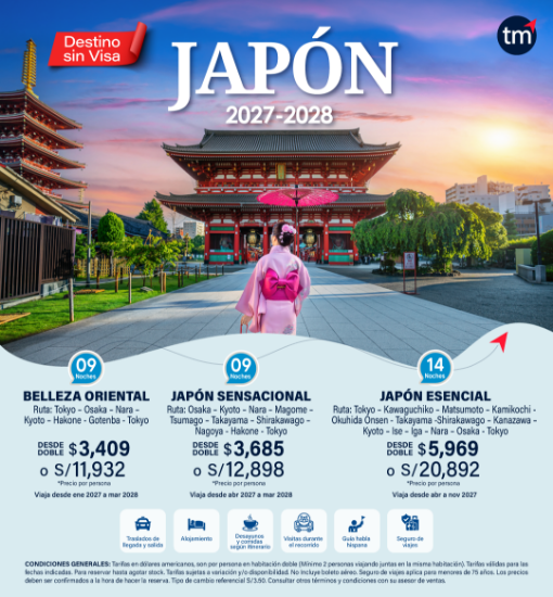 Imagen de Japón 2027 - 2028