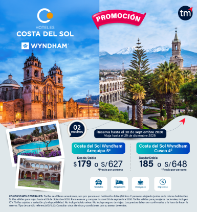 Imagen de Costa del Sol - Arequipa y Cusco