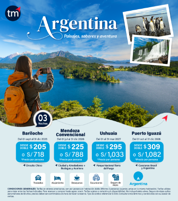 Imagen de Argentina por destino
