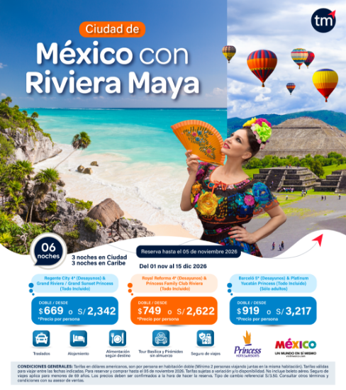 Imagen de México Ciudad y Caribe