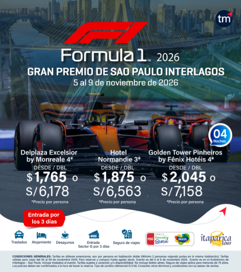Imagen de Formula 1 Gran premio de Sao Paulo