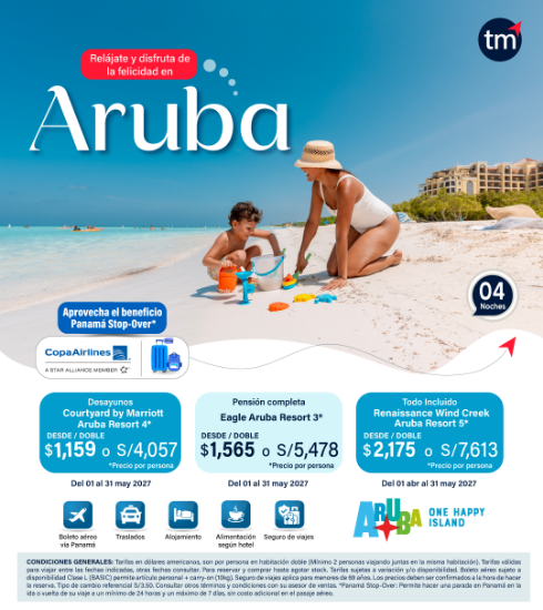 Imagen de Aruba con Copa