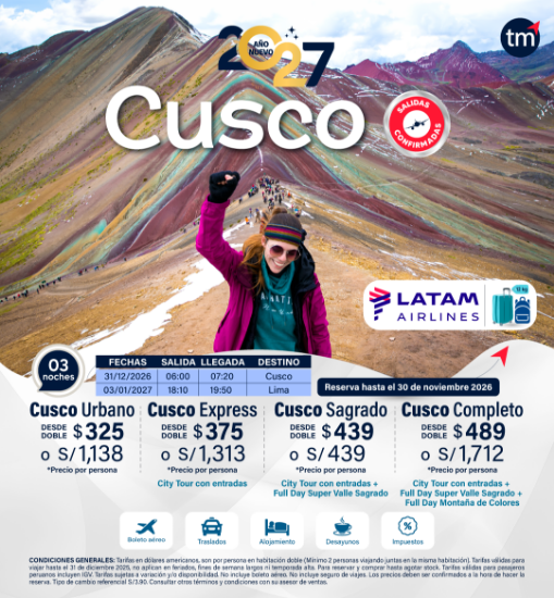 Imagen de Año Nuevo en Cusco